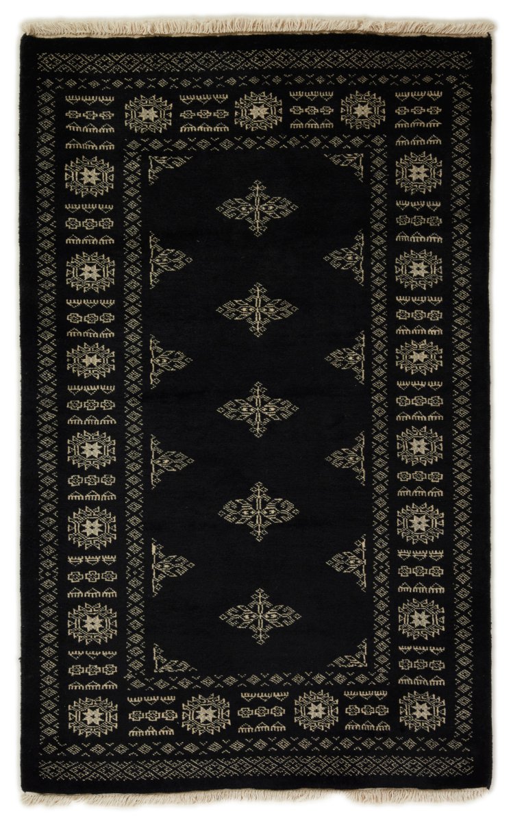 Pakistanischer Teppich Pakistan Buchara 2ply 158x97 158x97, Perserteppich Handgeknüpft