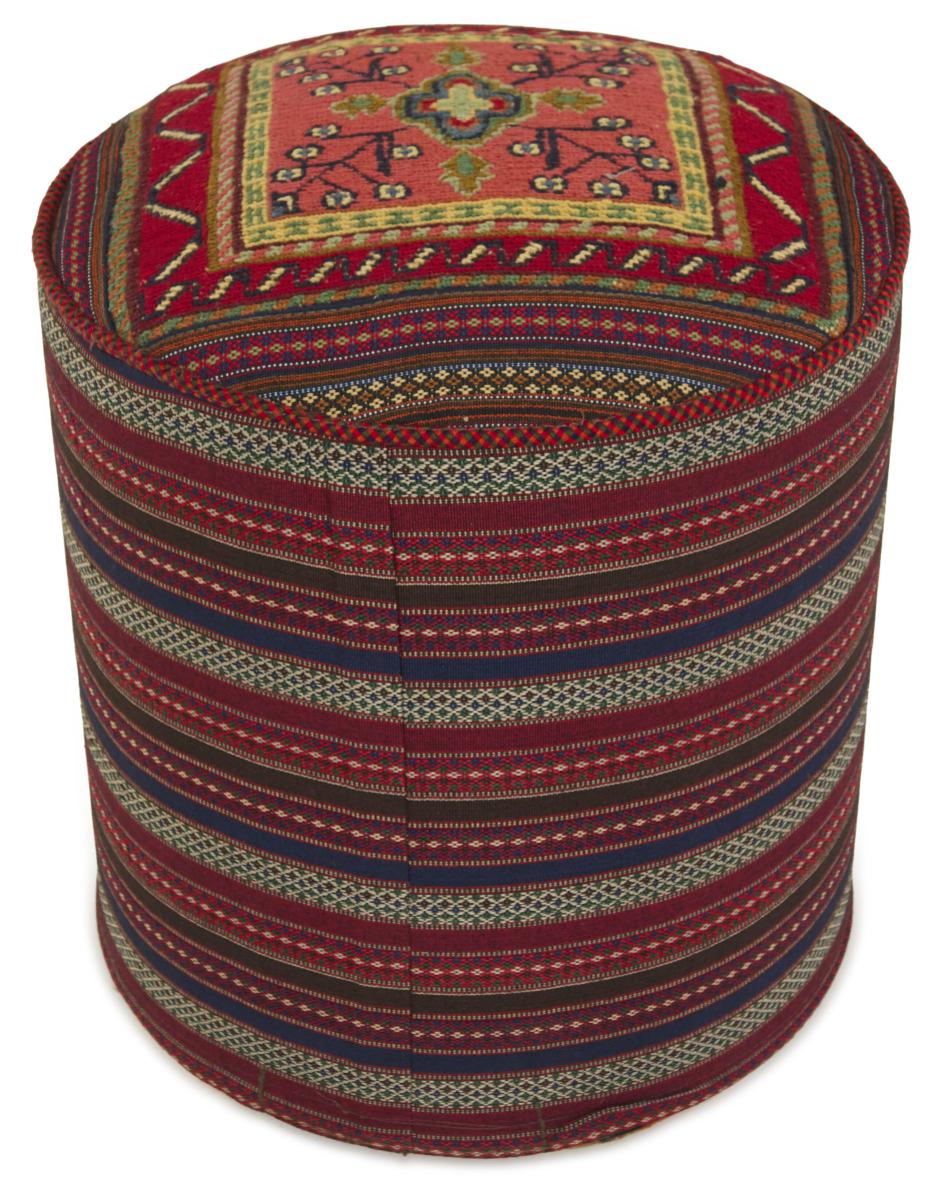 Persian rug Pouf 44x46 44x46, Persian rug Handwoven