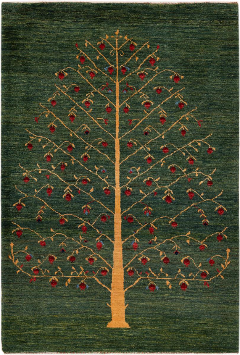 Tapete persa Persa Gabbeh Kashkuli Banafsheh 183x126 183x126, Tapete persa Atado à mão