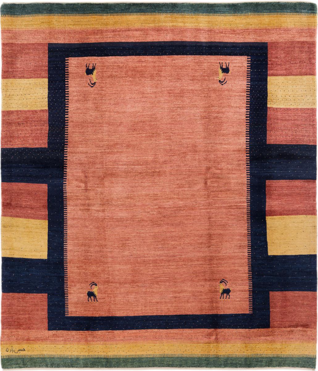 Persisk tæppe Persisk Gabbeh Loribaft Z 244x207 244x207, Persisk tæppe Knyttet i hånden