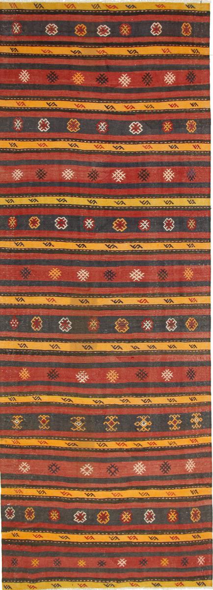 Tapete persa Kilim Fars Azerbaijan Antigo 415x145 415x145, Tapete persa Tecido à mão