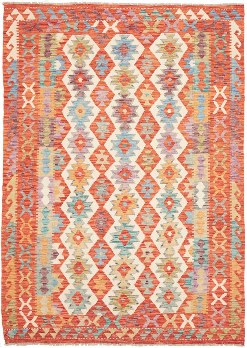 Afghan rug Kilim Afghan 246x174 246x174, Persian Rug Woven by hand