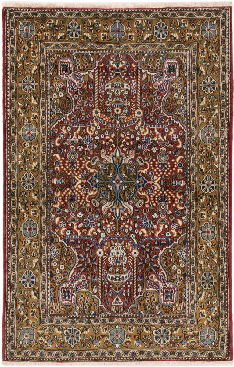 Tapete persa Isfahan Shahreza 169x109 169x109, Tapete persa Atado à mão