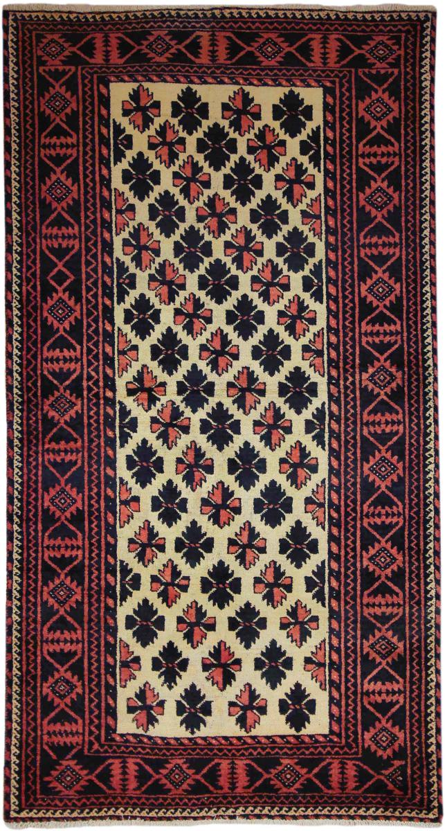 Tapis persan Baloutche 191x103 191x103, Tapis persan Noué à la main