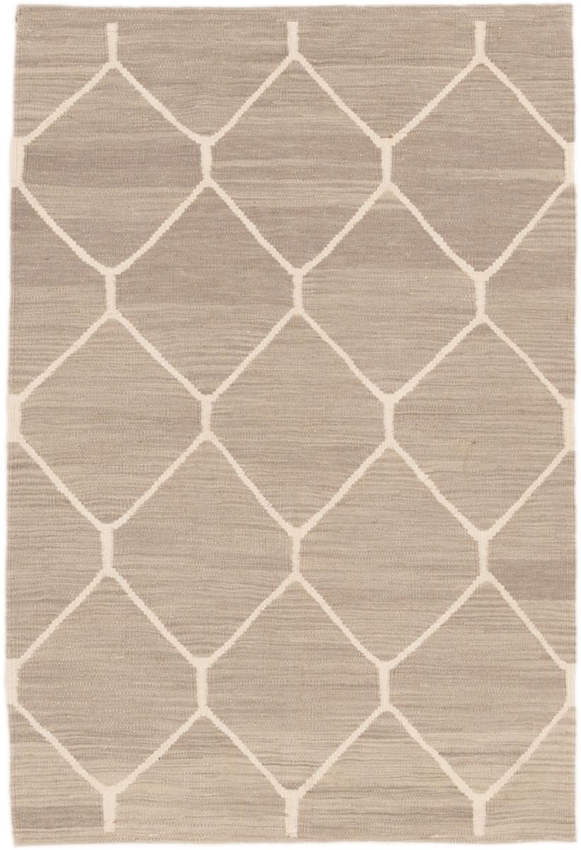 Covor afgan Chilim Afghan Design 141x94 141x94, Covor persan Lucrate de mână