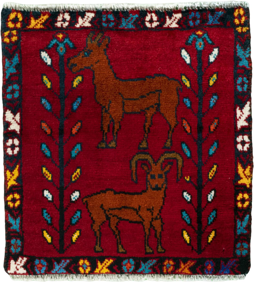Persian Rug Shiraz 57x52 57x52, Persian Rug Knotted by hand