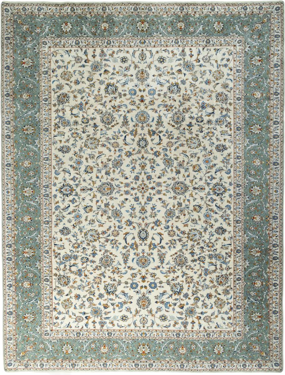 Tapis persan Kashan 395x308 395x308, Tapis persan Noué à la main