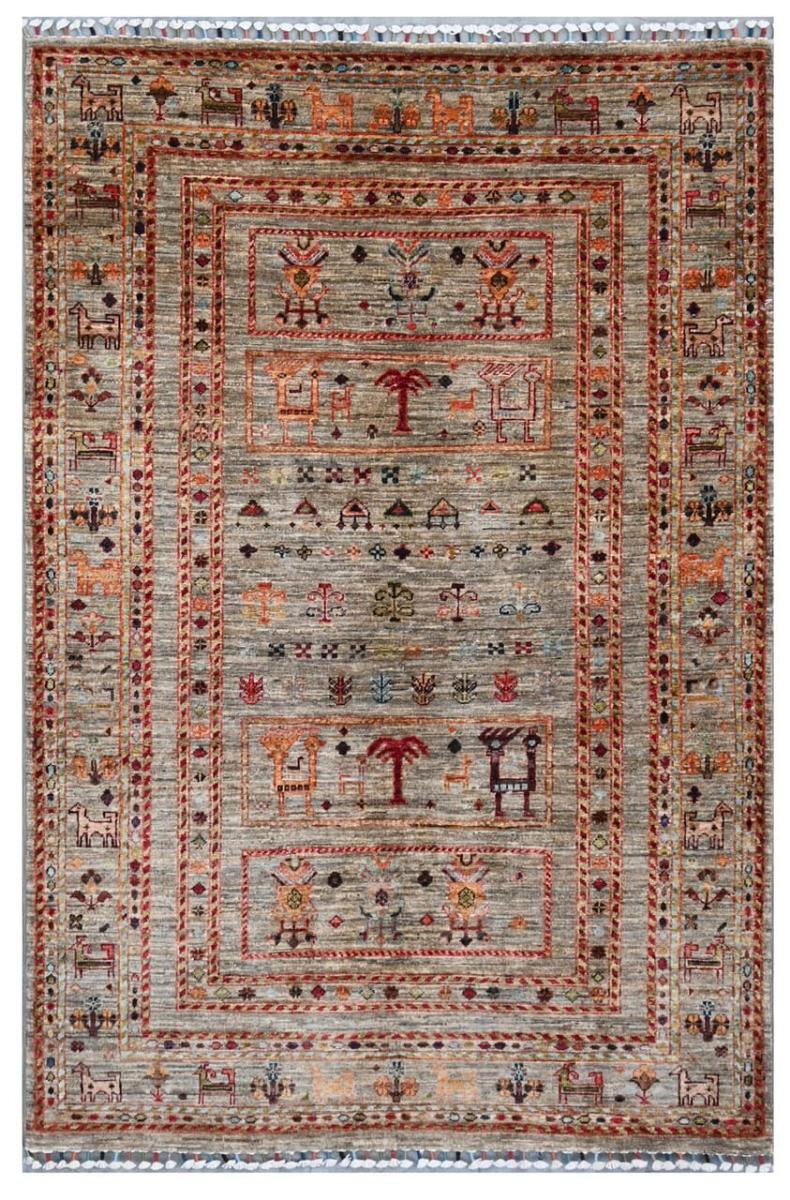 Afghan rug Arijana Shaal 189x124 189x124, Persian Rug Knotted by hand