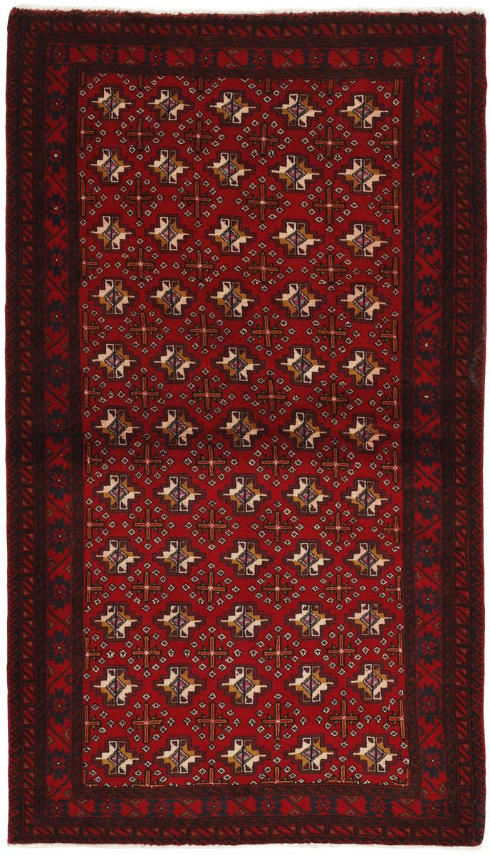 Tappeto persiano Beluch 217x116 217x116, Tappeto persiano Annodato a mano