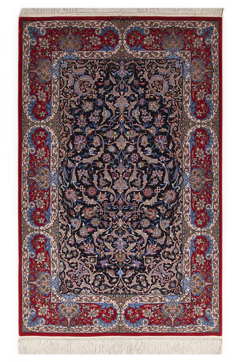 Tapete persa Isfahan Fio de Seda 214x139 214x139, Tapete persa Atado à mão