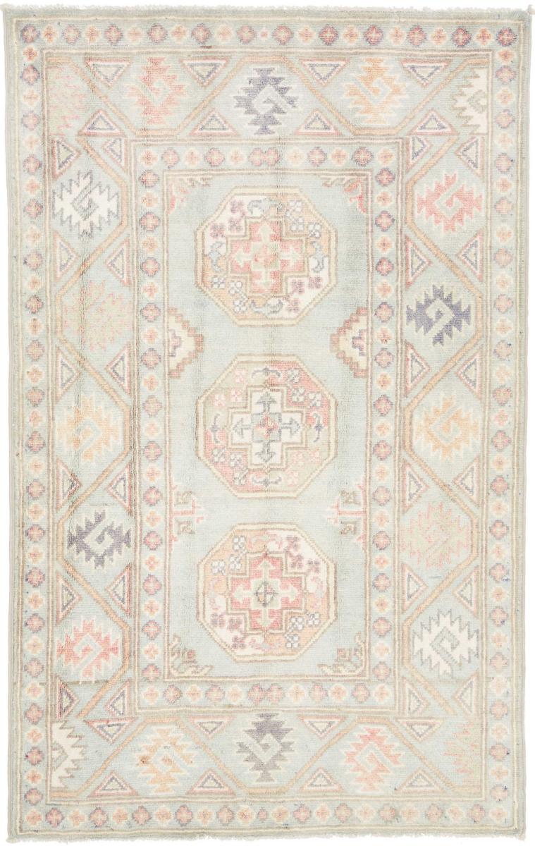 Pakistanischer Teppich Kazak 131x81 131x81, Perserteppich Handgeknüpft