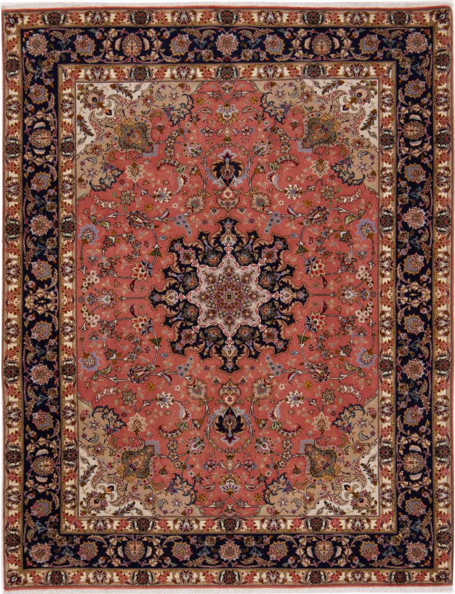 Tappeto persiano Tabriz 50Raj 199x154 199x154, Tappeto persiano Annodato a mano