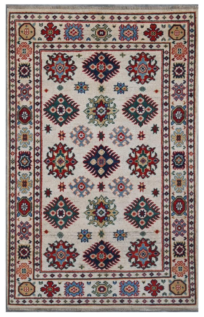 Pakistanischer Teppich Kazak 148x88 148x88, Perserteppich Handgeknüpft