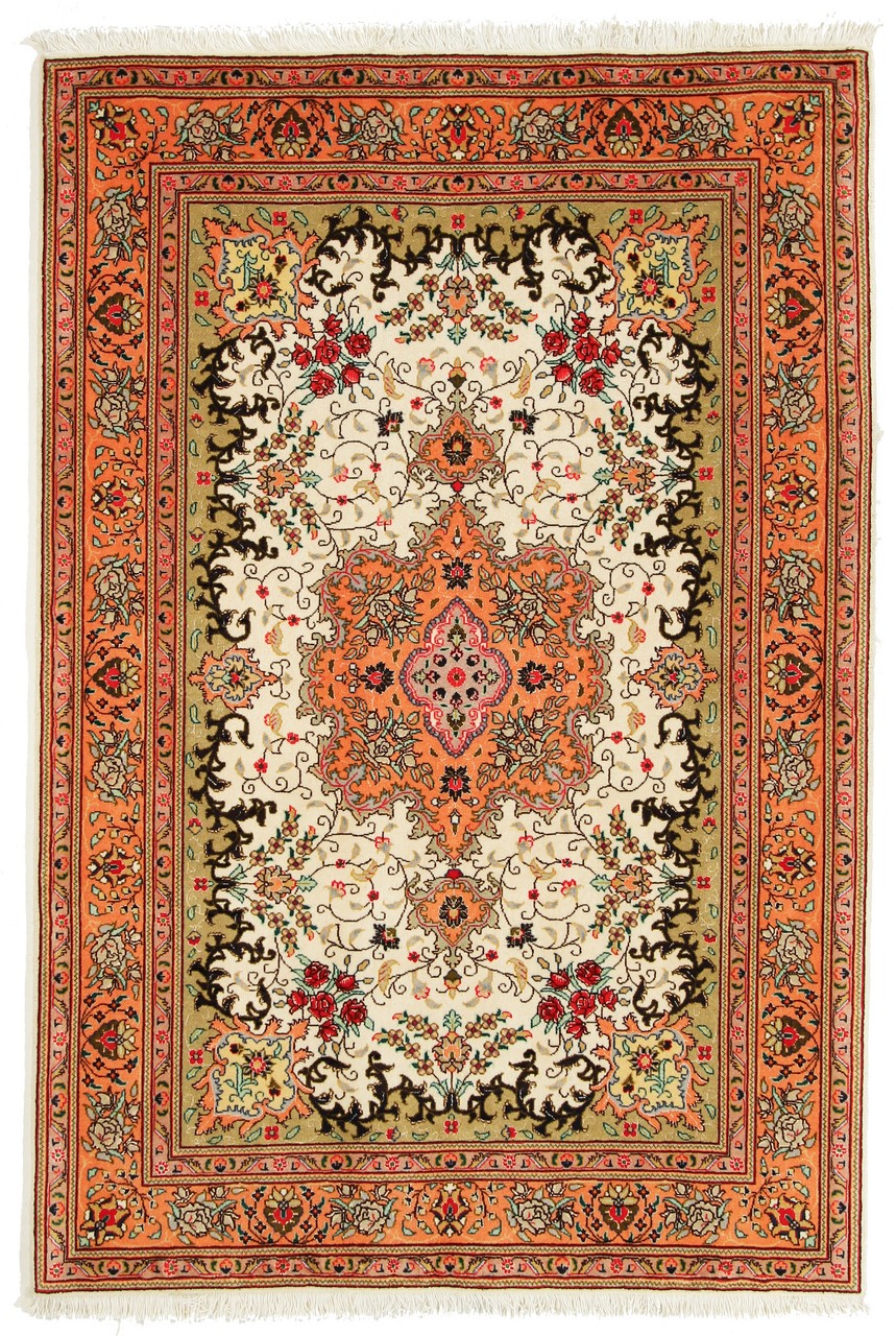 Perzisch tapijt Tabriz 50Raj 152x102 152x102, Perzisch tapijt Handgeknoopte