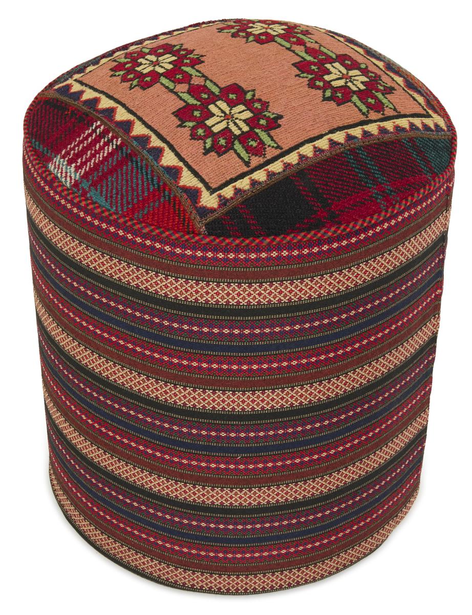 Perserteppich Pouf 46x46 46x46, Perserteppich Handgewebt