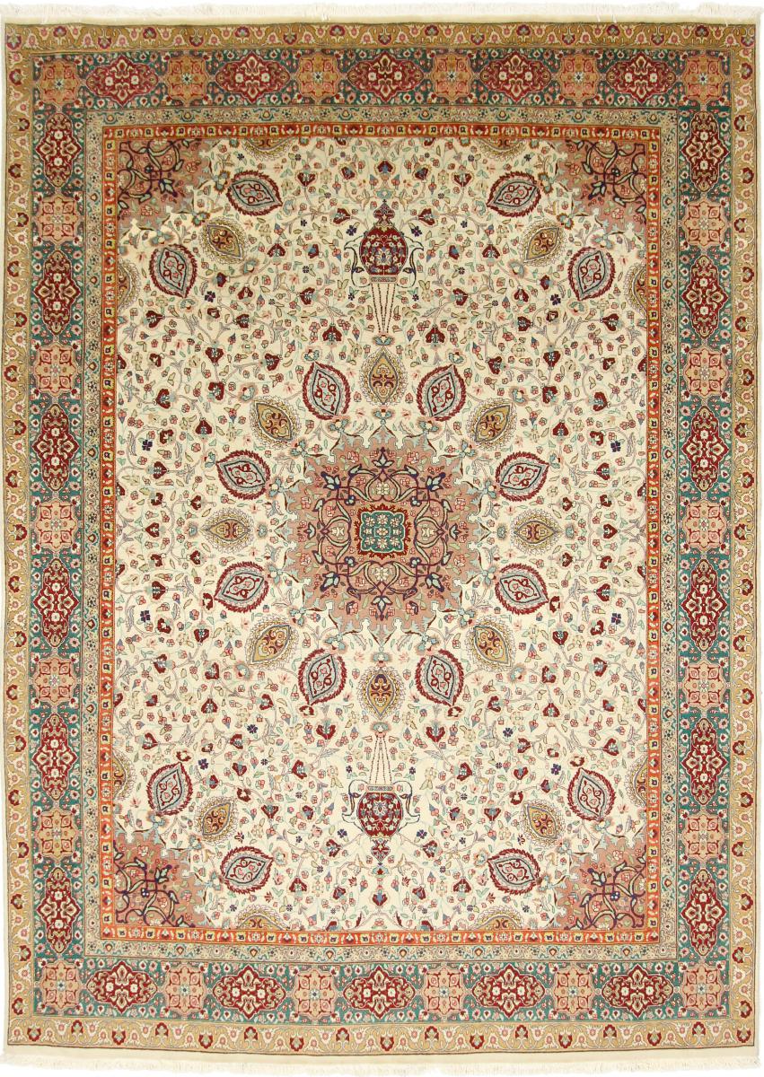 Tapete persa Tabriz 40Raj 346x248 346x248, Tapete persa Atado à mão