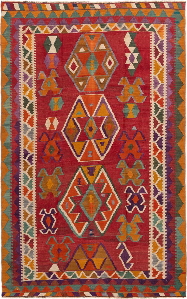 Alfombra persa Kilim Fars Vieja 237x153 237x153, Alfombra persa Tejido a mano