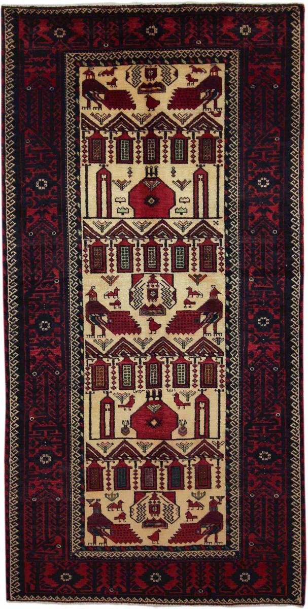Perserteppich Belutsch 199x100 199x100, Perserteppich Handgeknüpft