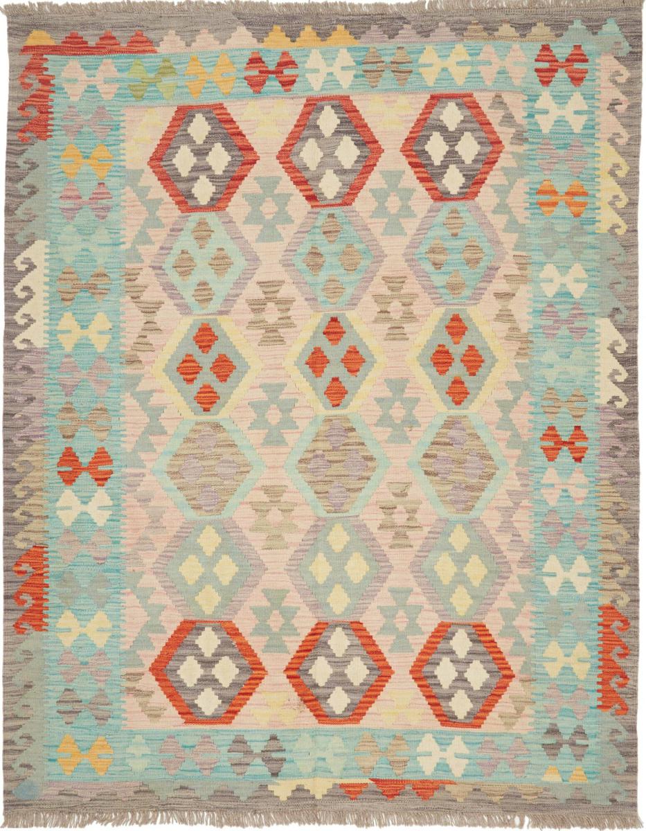 Tapete afegão Kilim Afegão 195x154 195x154, Tapete persa Tecido à mão