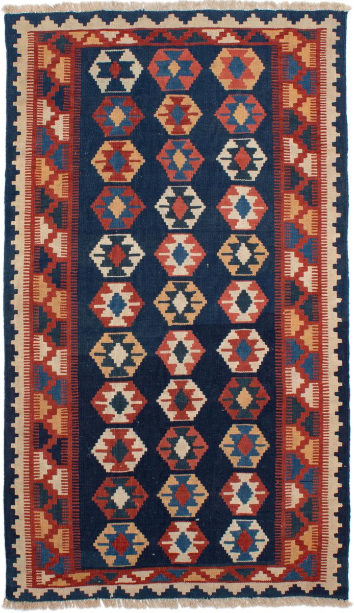 Tapete persa Kilim Fars 187x105 187x105, Tapete persa Tecido à mão