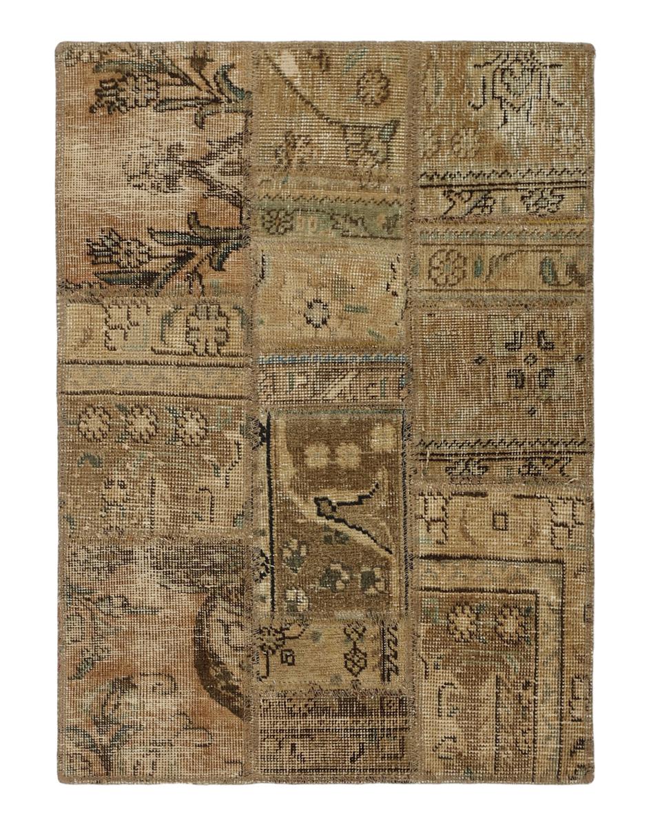 Perzisch tapijt Patchwork 89x59 89x59, Perzisch tapijt Handgeknoopte