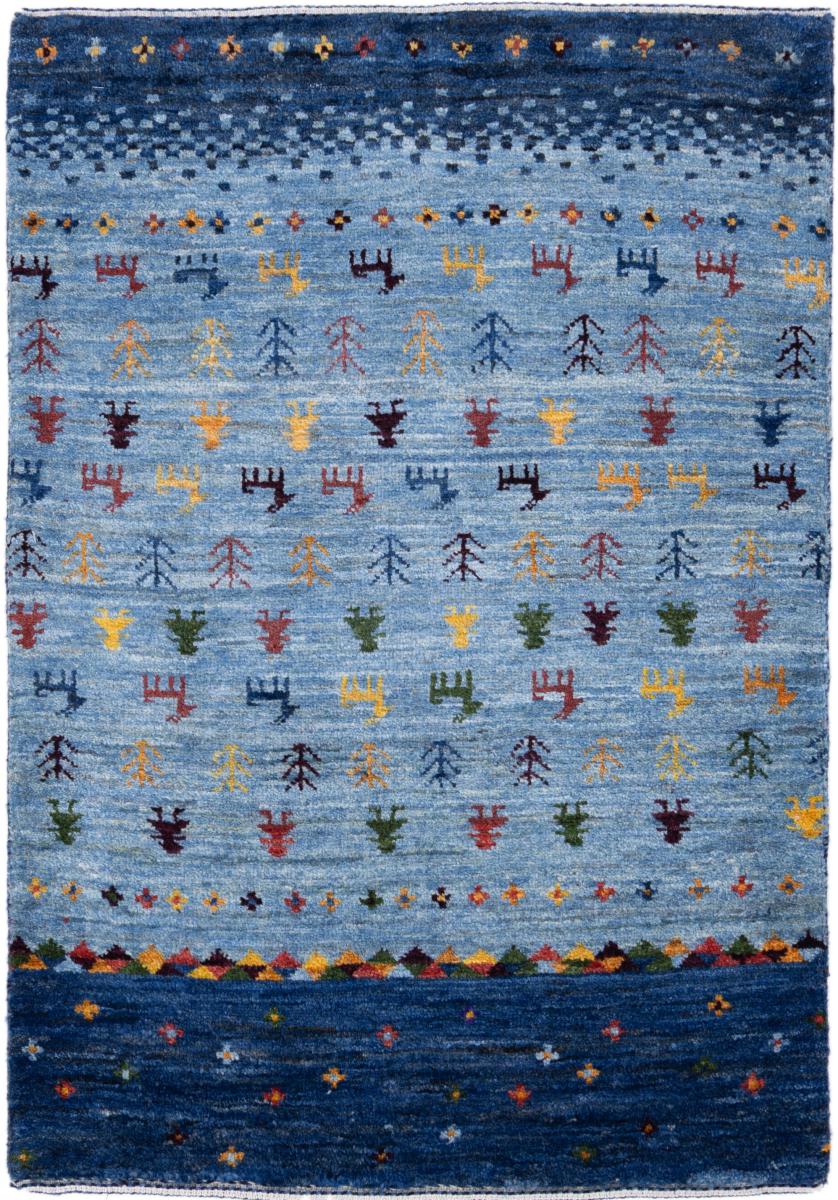 Tappeto persiano Persiano Gabbeh Loribaft Atelier 96x69 96x69, Tappeto persiano Annodato a mano
