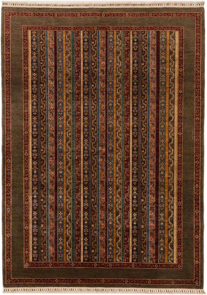 Tapis afghan Arijana Shaal 244x176 244x176, Tapis persan Noué à la main