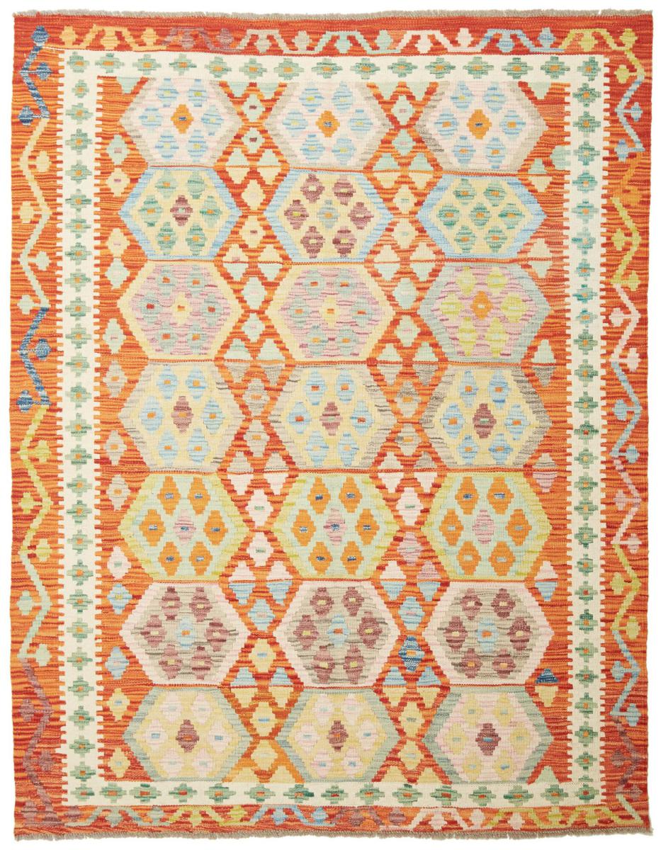 Tapete afegão Kilim Afegão 191x148 191x148, Tapete persa Tecido à mão