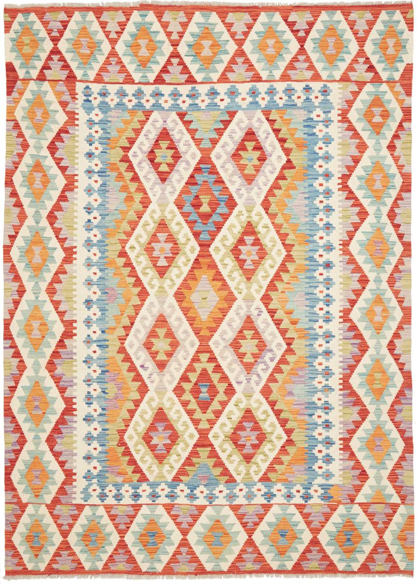 Afghan rug Kilim Afghan 241x170 241x170, Persian Rug Woven by hand