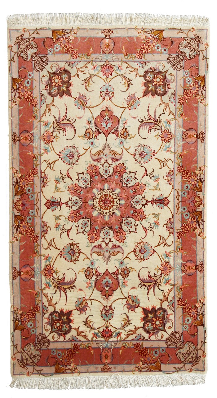 Perzisch tapijt Tabriz 50Raj 135x76 135x76, Perzisch tapijt Handgeknoopte