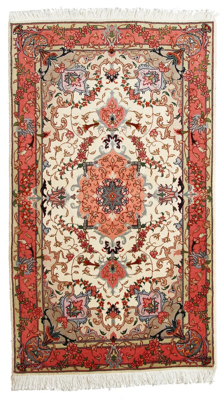Perzisch tapijt Tabriz 50Raj 129x75 129x75, Perzisch tapijt Handgeknoopte