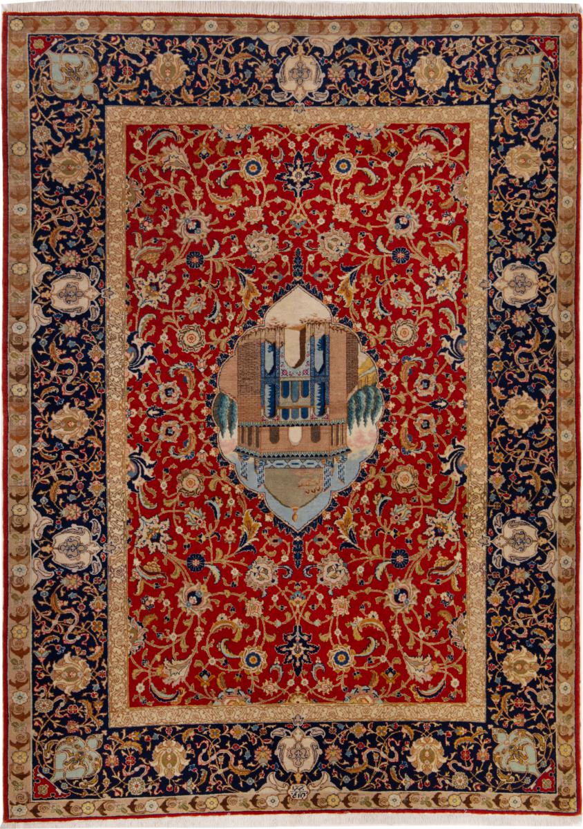 Persisk matta Tabriz 50Raj 210x145 210x145, Persisk matta Knuten för hand