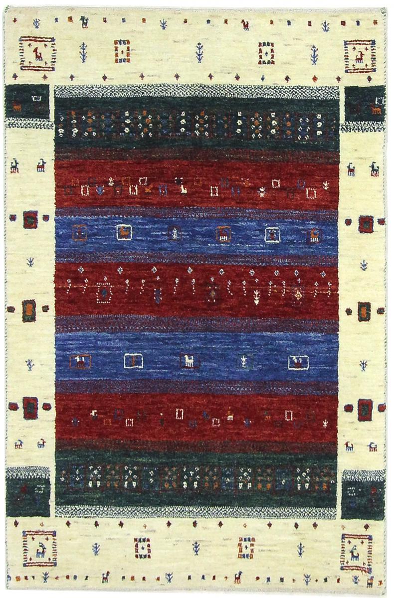 Perzsa szőnyeg Perzsa Gabbeh Loribaft 4'2"x2'9" 4'2"x2'9", Perzsa szőnyeg Kézzel csomózva