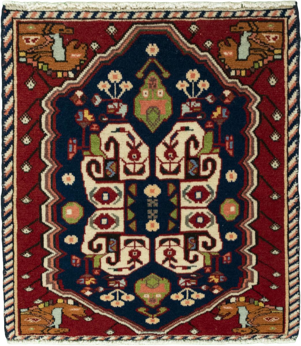 Persian Rug Shiraz 55x52 55x52, Persian Rug Knotted by hand