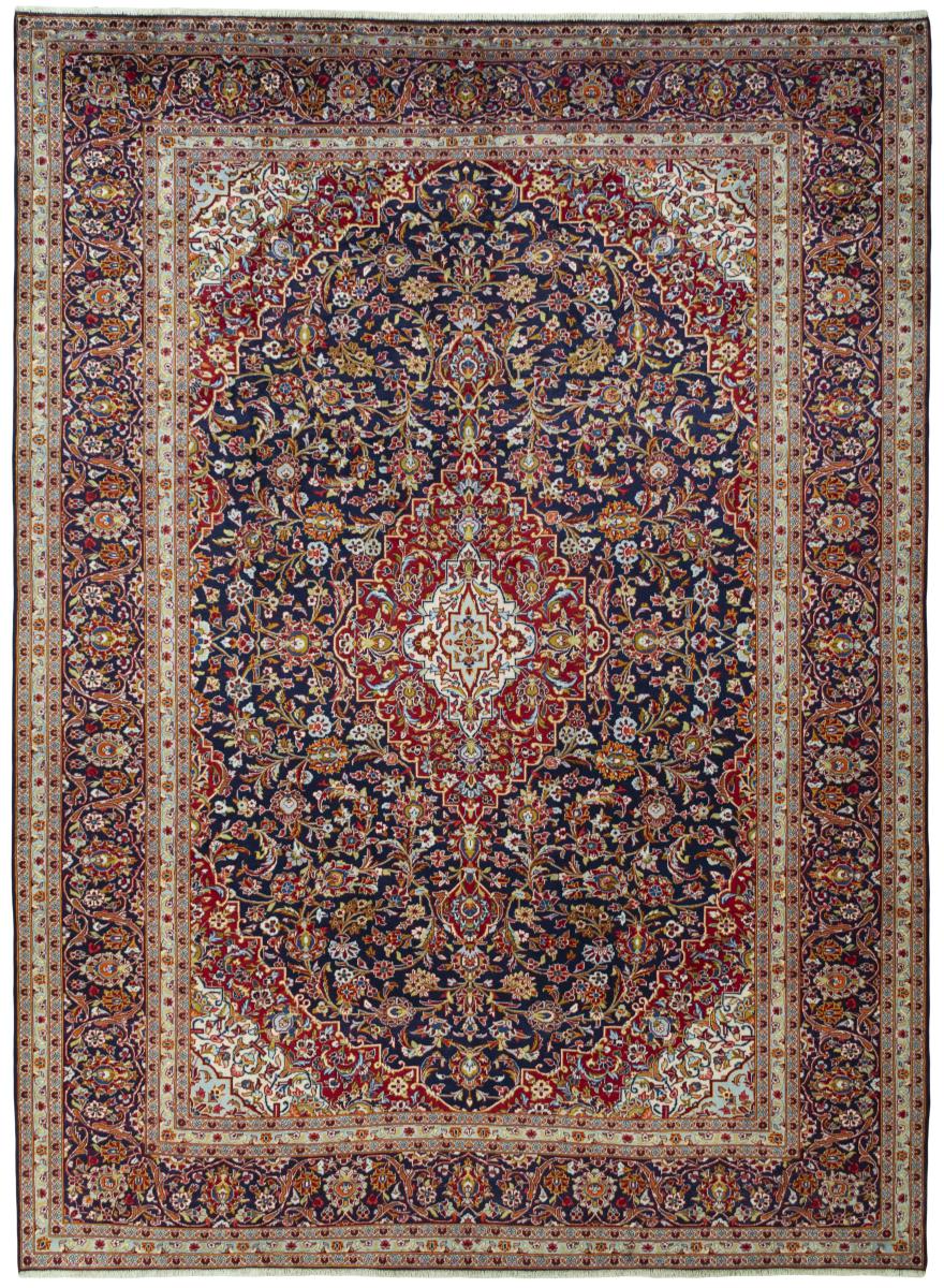 Perserteppich Keshan 407x299 407x299, Perserteppich Handgeknüpft