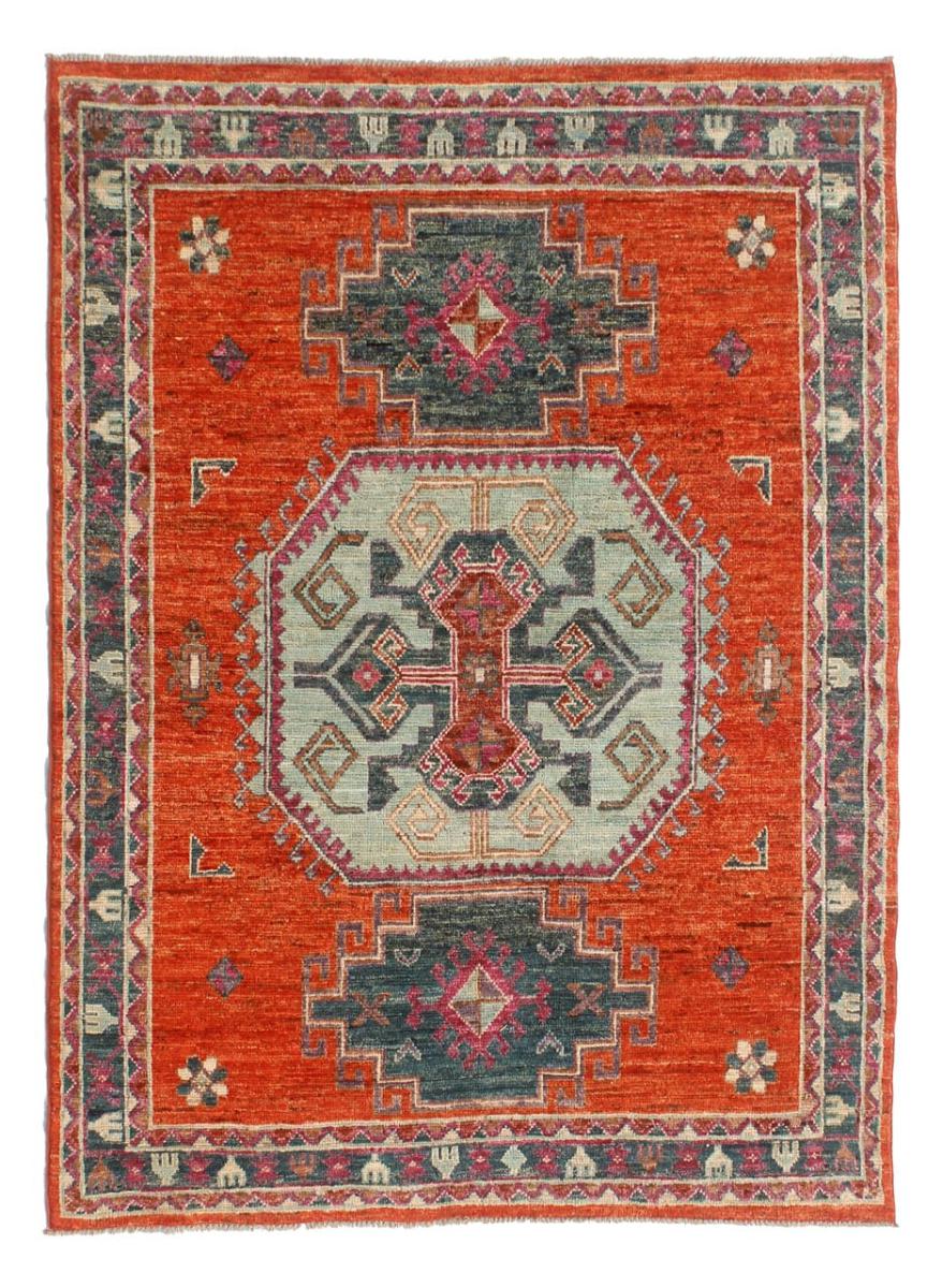 Pakistanischer Teppich Kazak 225x167 225x167, Perserteppich Handgeknüpft