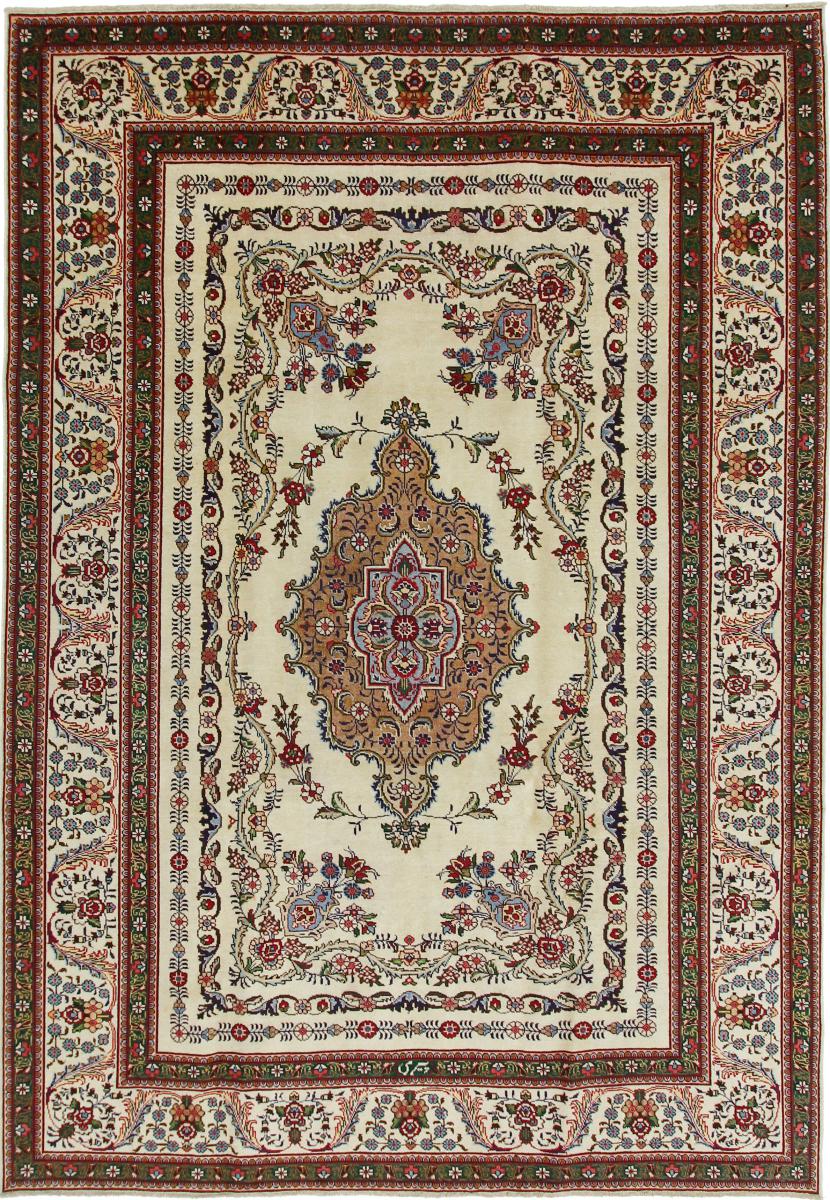 Tapete persa Tabriz 325x225 325x225, Tapete persa Atado à mão