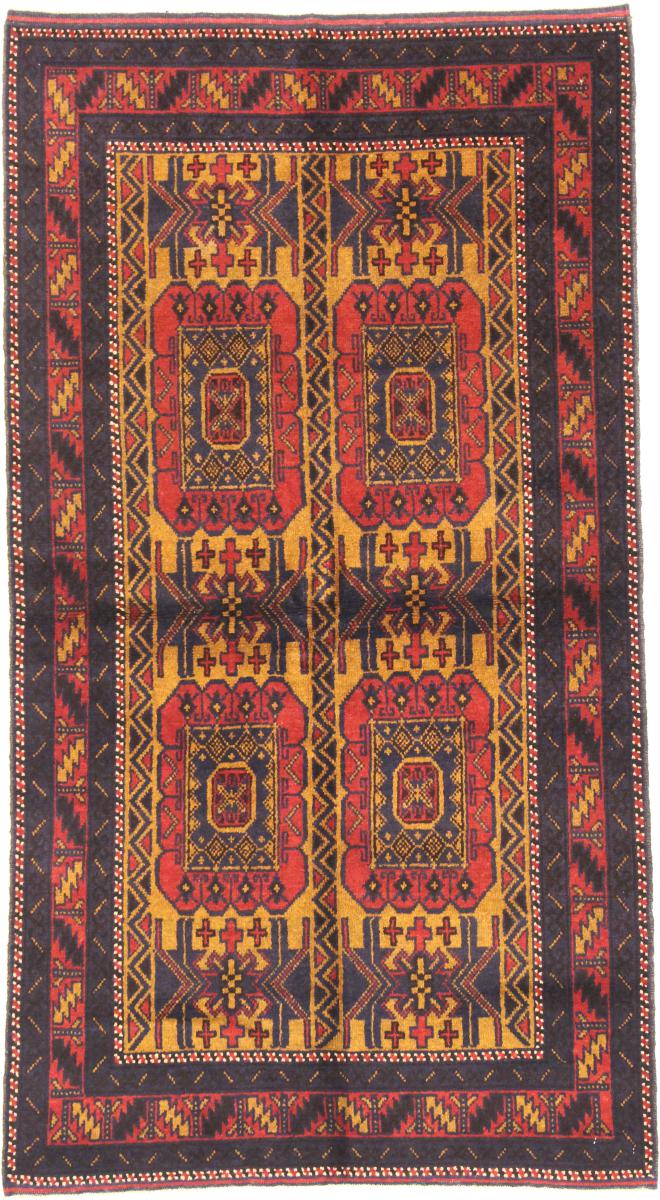 Afghan rug Baluch 186x101 186x101, Persian Rug Knotted by hand