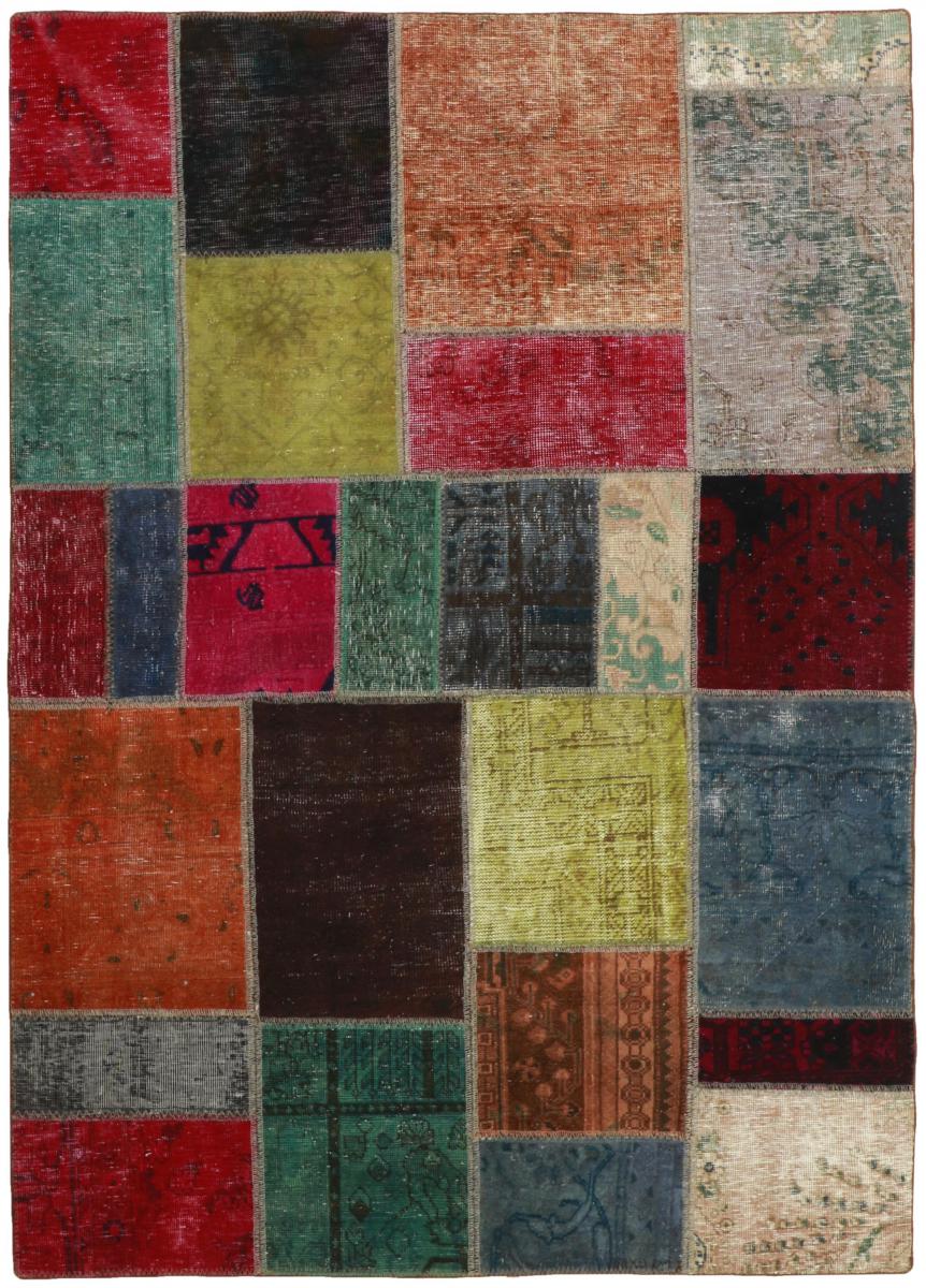 Perzsa szőnyeg Patchwork 199x141 199x141, Perzsa szőnyeg Kézzel csomózva