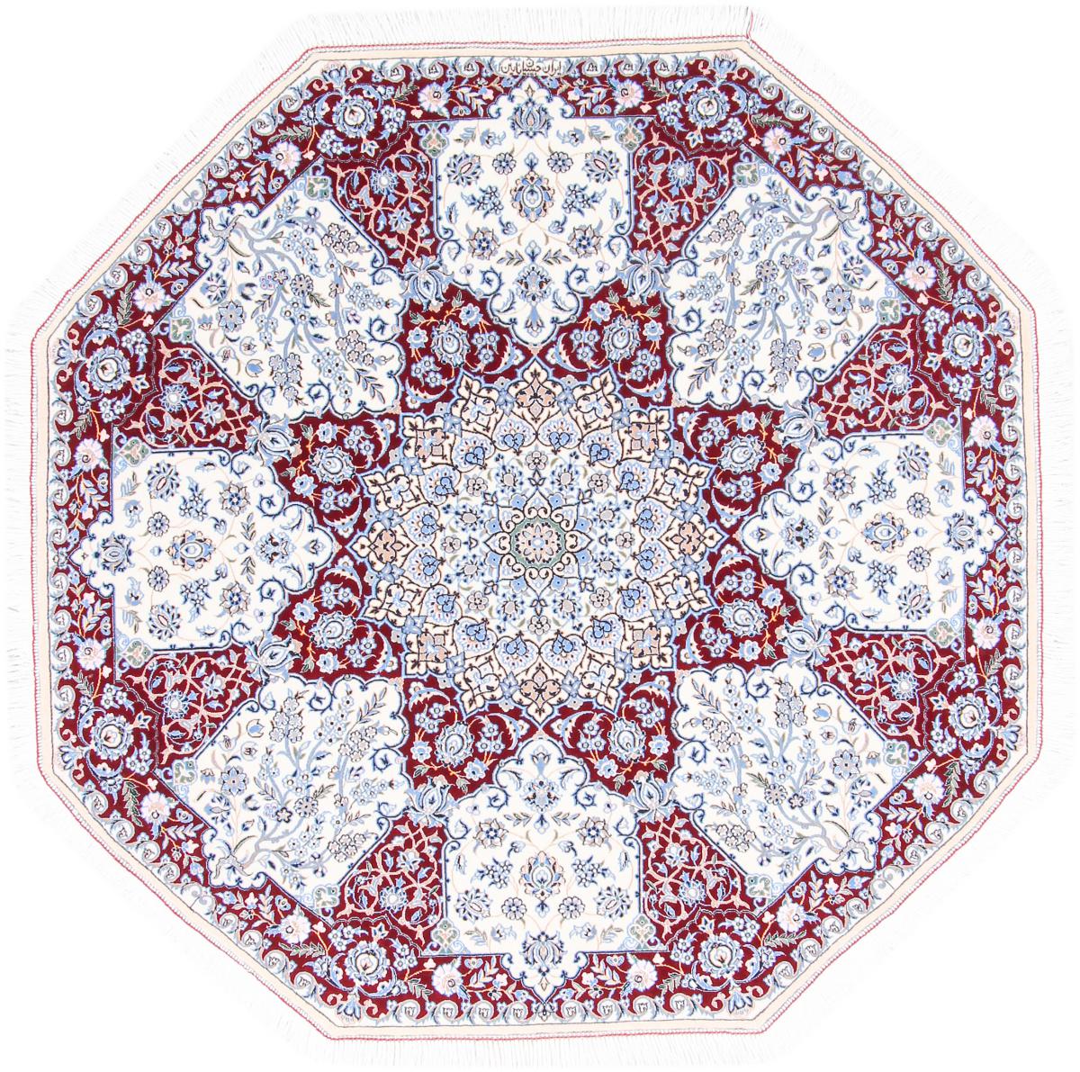 Persian Rug Nain 6La 175x175 175x175, Persian Rug Knotted by hand
