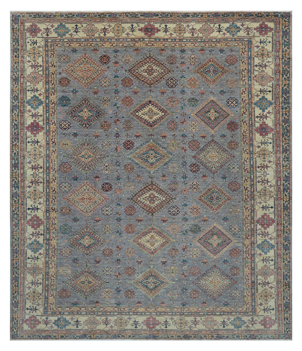 Pakistanilainen matto Kazak 298x248 298x248, Persialainen matto Solmittu käsin