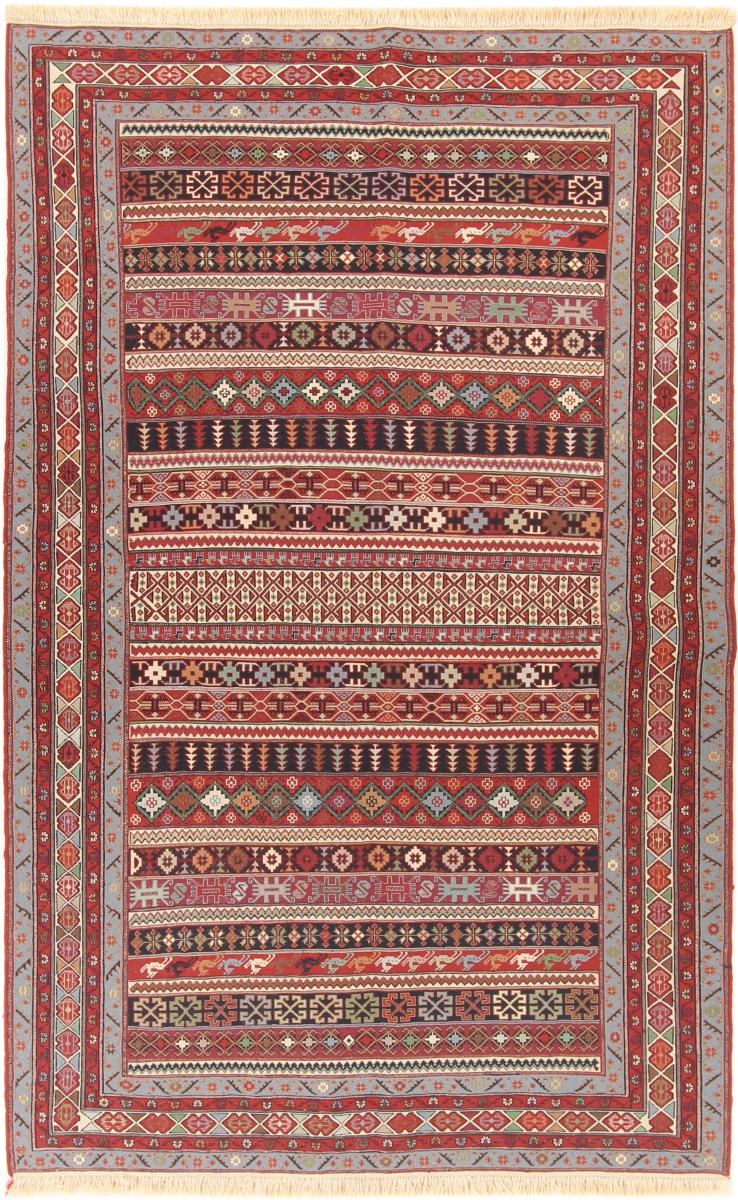 Perzisch tapijt Kilim Soozani 214x134 214x134, Perzisch tapijt Handgeweven