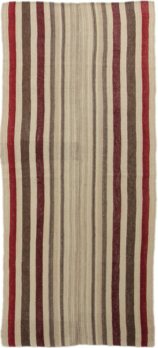 Tapete persa Kilim Fars Antigo 8'6"x3'10" 8'6"x3'10", Tapete persa Tecido à mão