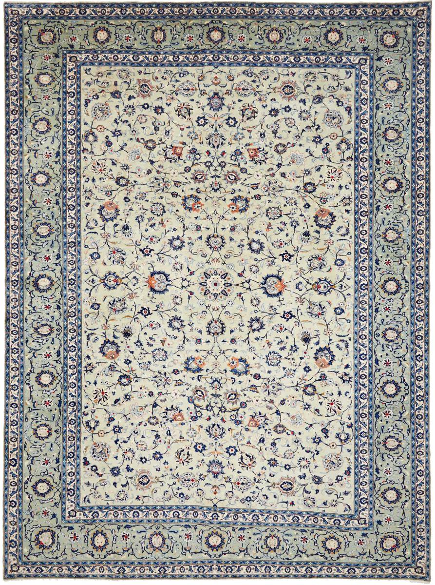 Tapis persan Kashan 409x306 409x306, Tapis persan Noué à la main