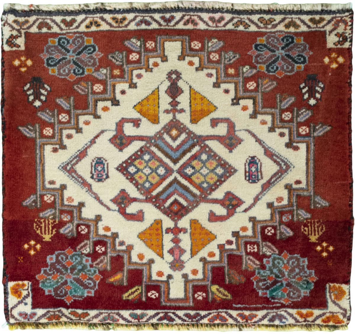 Persian Rug Shiraz 49x58 49x58, Persian Rug Knotted by hand