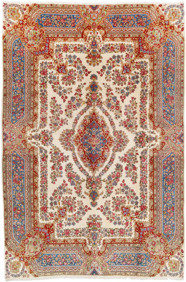 Tapis persan Kerman 452x302 452x302, Tapis persan Noué à la main