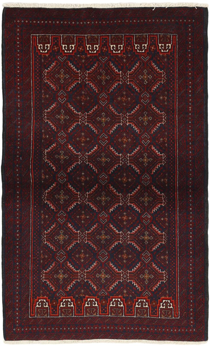 Perserteppich Belutsch 162x99 162x99, Perserteppich Handgeknüpft