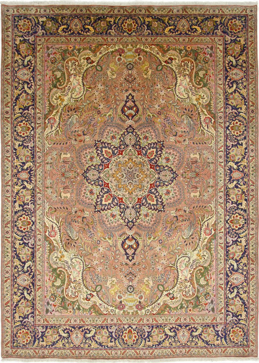 Tapete persa Tabriz 40Raj 351x253 351x253, Tapete persa Atado à mão