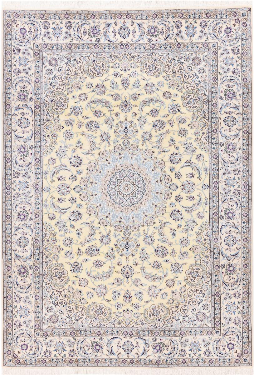 Persisk tæppe Nain 9La 290x204 290x204, Persisk tæppe Knyttet i hånden