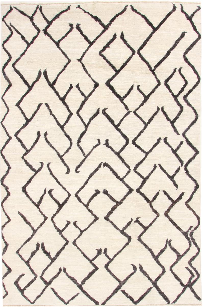Afgán szőnyeg Berber Maroccan 9'9"x6'6" 9'9"x6'6", Perzsa szőnyeg Kézzel csomózva